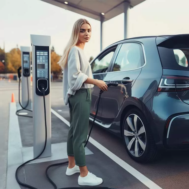 borne recharge voiture électrique Falaise