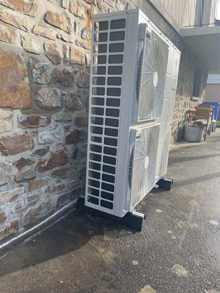 Installation pompe à chaleur air / eau secteur Caen : Image après