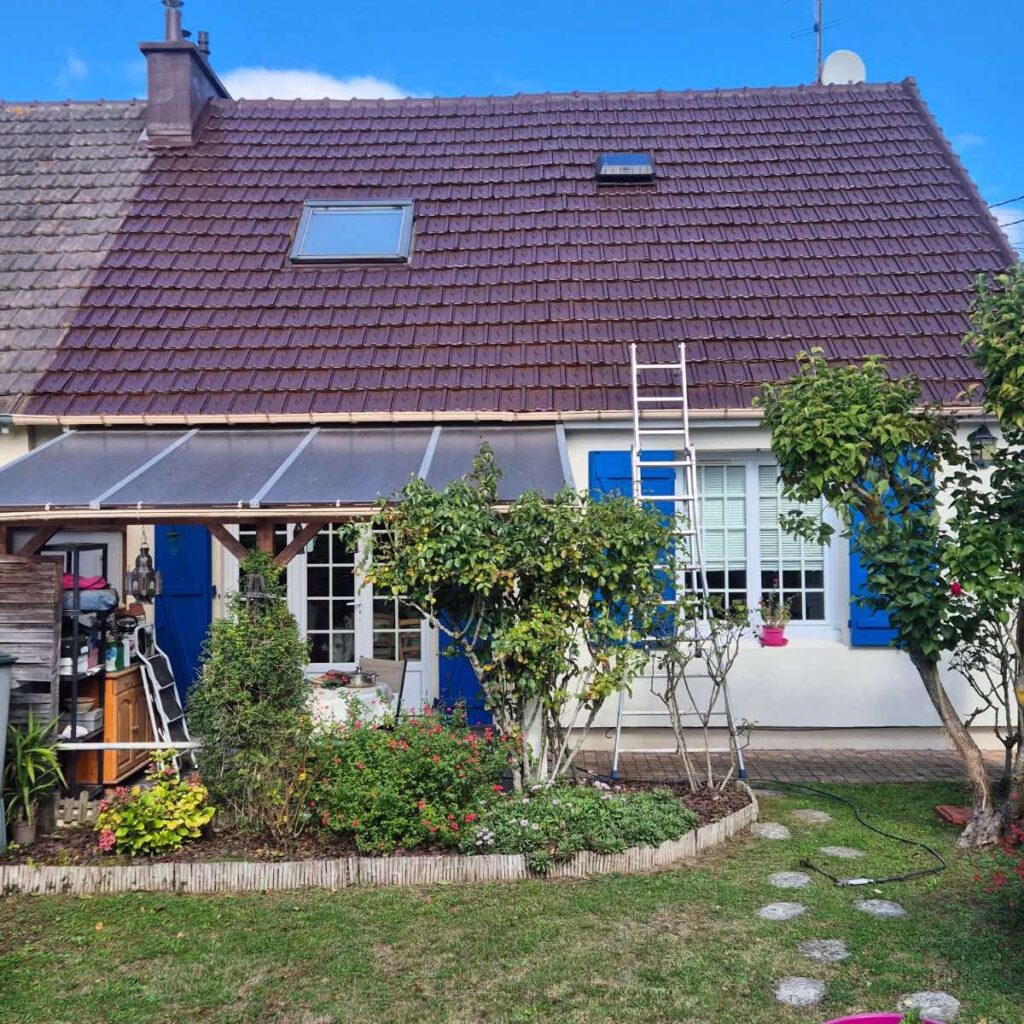 Nettoyage de toiture et hydrofuge à Dieppe : Image après