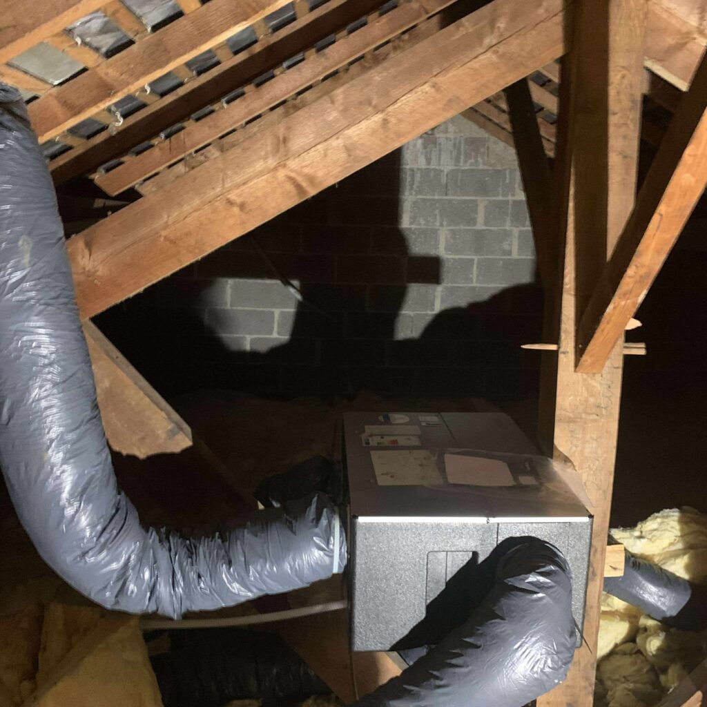Remplacement d’une VMC classique, usagée par un système de ventilation double flux secteur Alençon : Image après