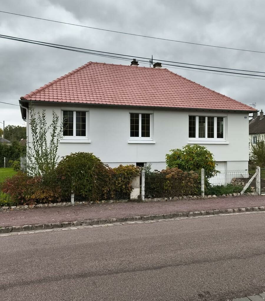 Nettoyage et hydrofuge coloré toiture secteur Brionne : Image après