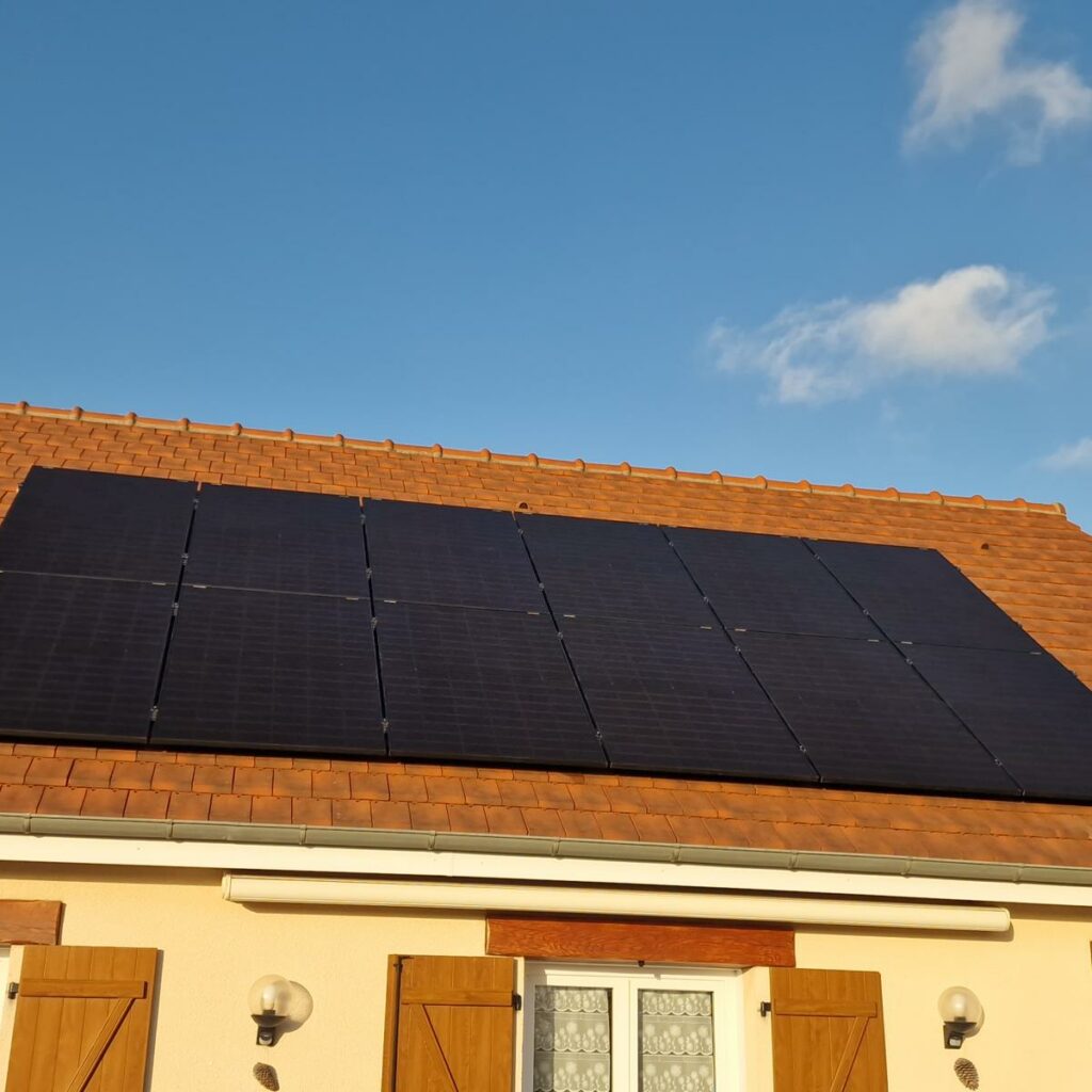 Installation panneaux solaires secteur Giberville : Image après