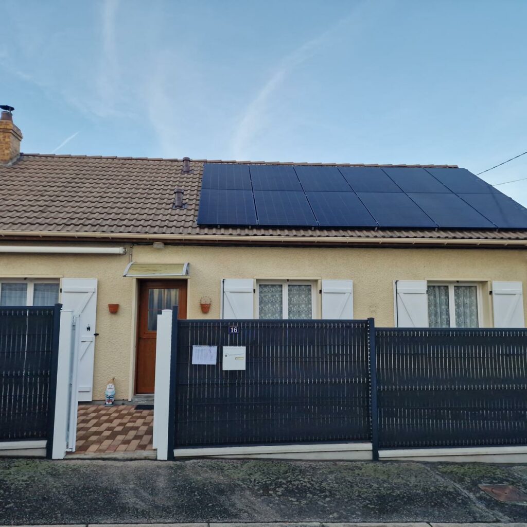 Installation panneaux solaires secteur Fontaine-la-Mallet : Image après