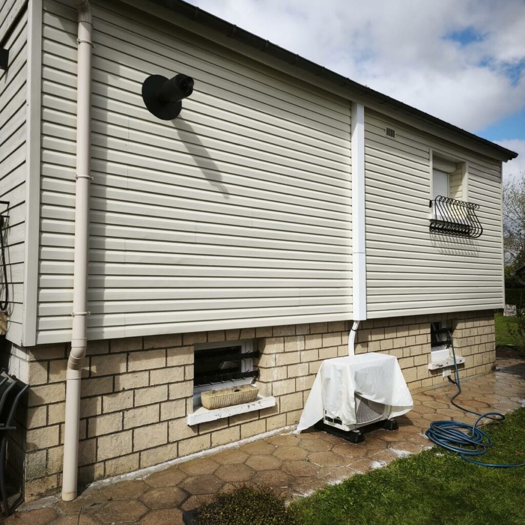 Nettoyage bardage Secteur Le Havre : Image après