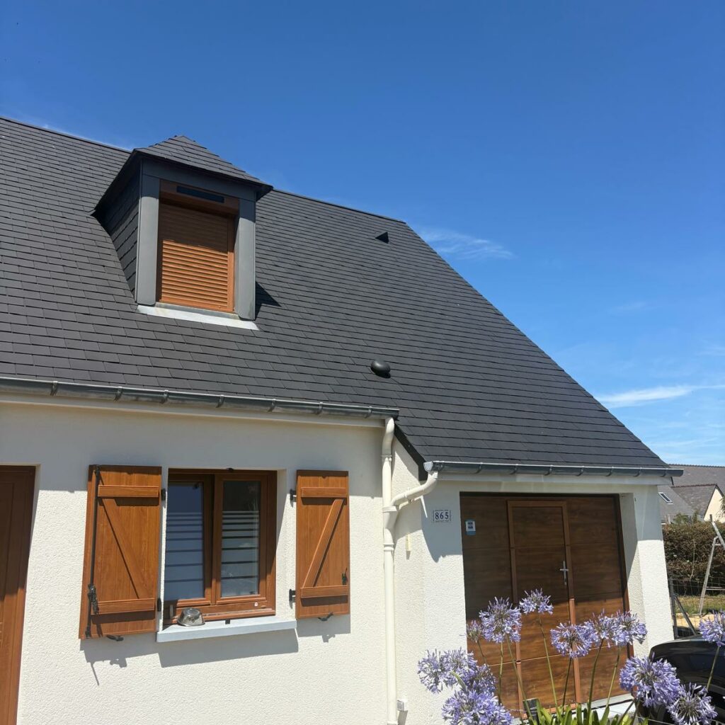 Nettoyage de toiture et peinture à Cherbourg : Image après