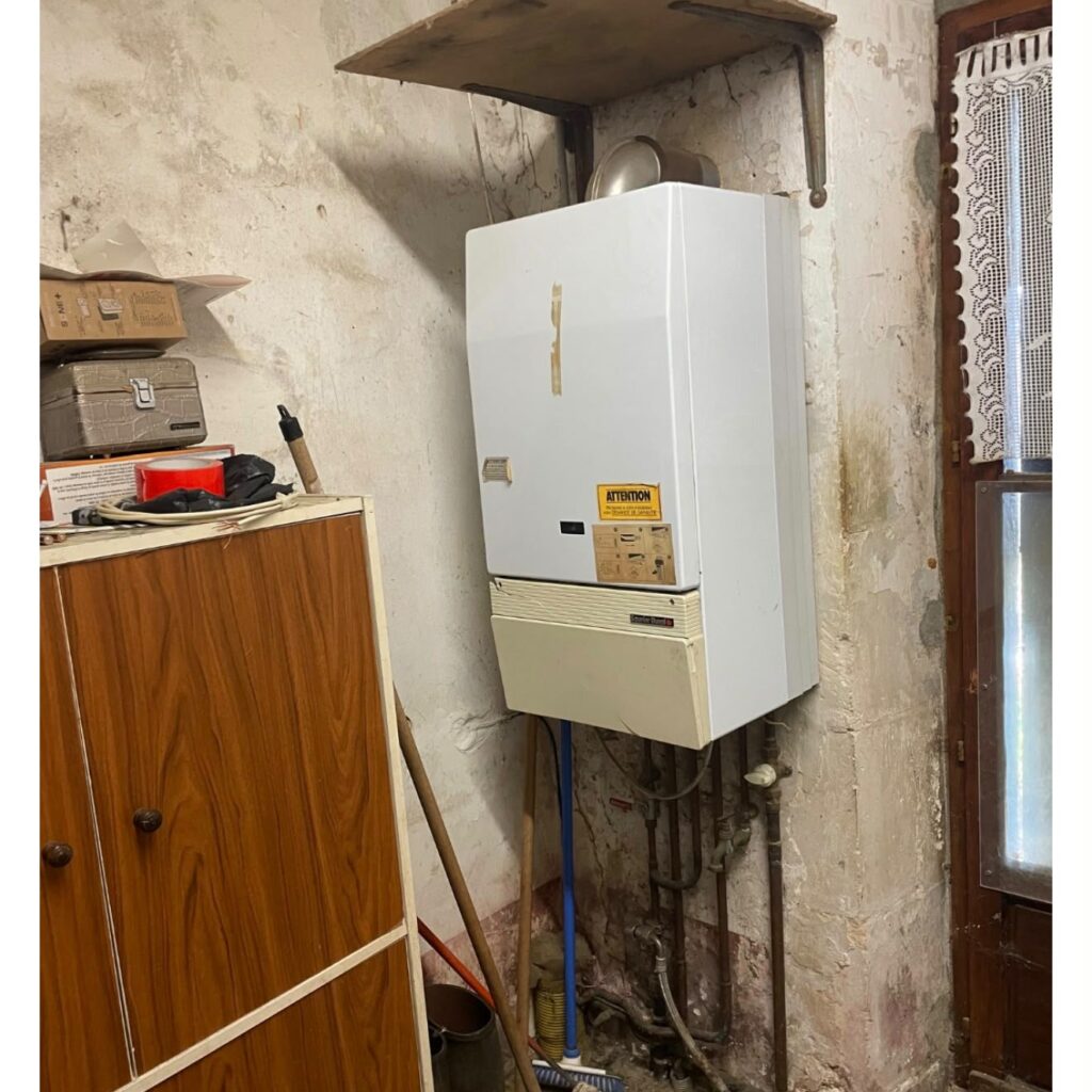 Remplacement d’une chaudière gaz à Alençon : Image avant