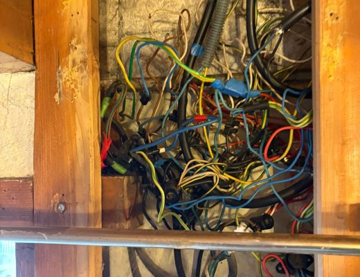 Installation tableau électrique secteur Quettehou : Image avant