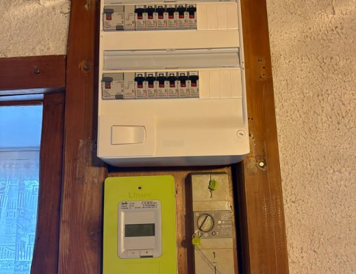 Installation tableau électrique secteur Quettehou : Image après