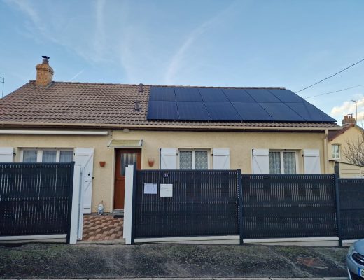 Installation panneaux solaires secteur Fontaine-la-Mallet : Image après