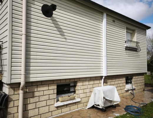 Nettoyage bardage Secteur Le Havre : Image après