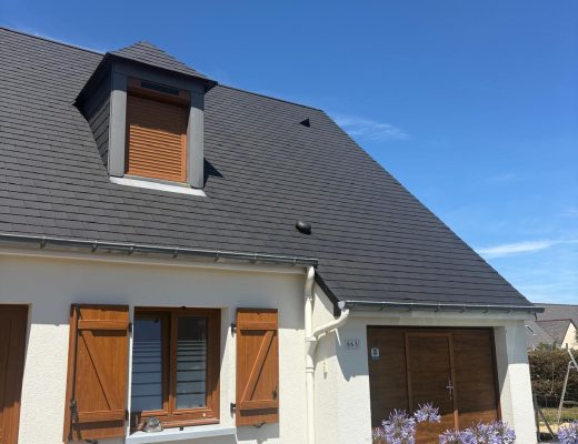 Nettoyage de toiture et peinture à Cherbourg : Image après