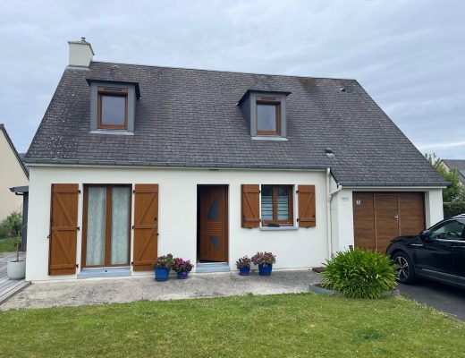 Nettoyage de toiture et peinture à Cherbourg : Image avant