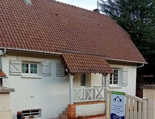 Nettoyage et réparation de la toiture de notre client à Vire-Normandie. : Image après