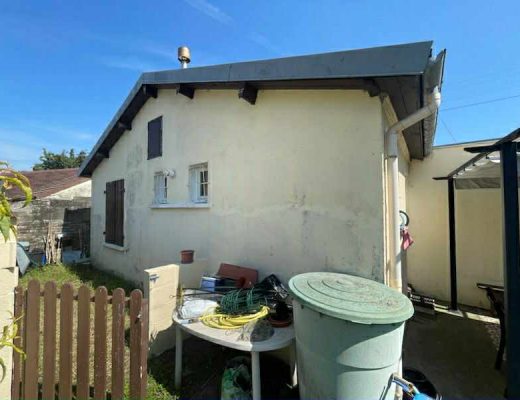 Isolation par l’extérieur d’un pignon orienté nord à Cherbourg : Image avant