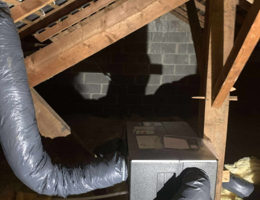 Remplacement d’une VMC classique, usagée par un système de ventilation double flux secteur Alençon : Image après